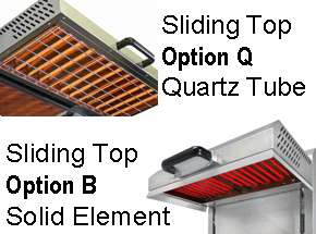 Roller Grill Salamander ELEMENT OPTIONS